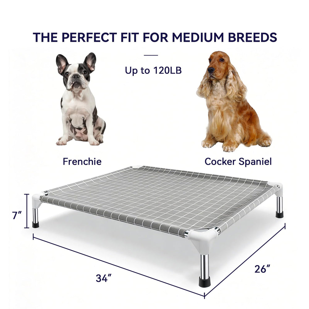 Tensorsine elevated bed protects floors with stable silicone feet.