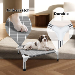 TensorSine elevated bed shown as ultra-lightweight for easy transport.
