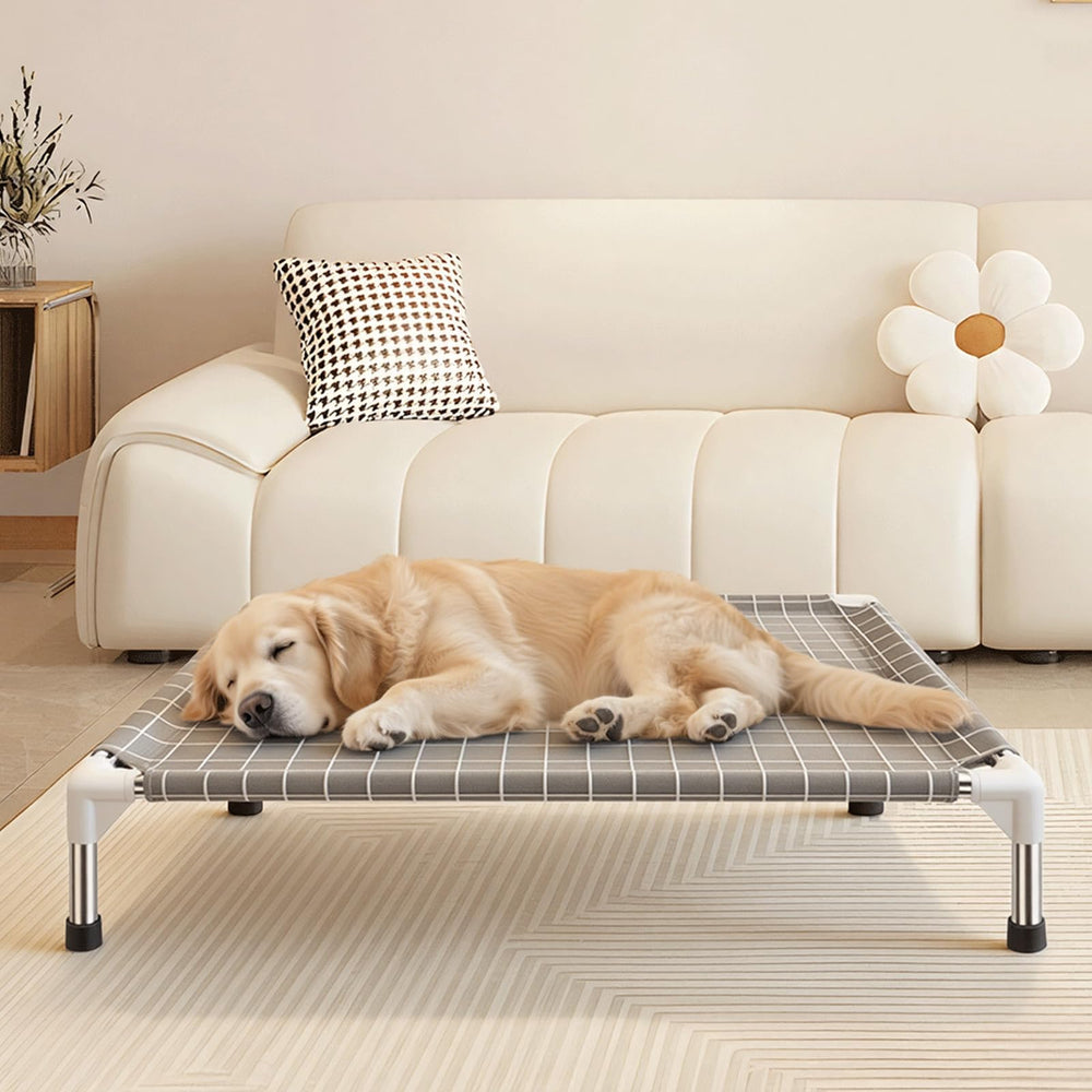 Tensorsine portable, lightweight bed is easy to move between rooms.