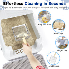 TTT TENTIZON flip-top lid eases daily scooping and maintenance.