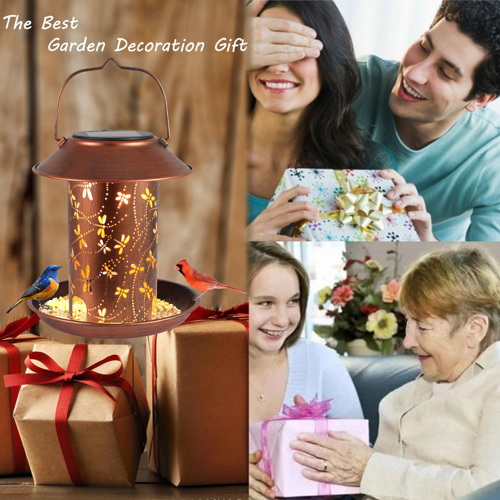 Tepaken IP45 waterproof garden decor endures rain and sun.