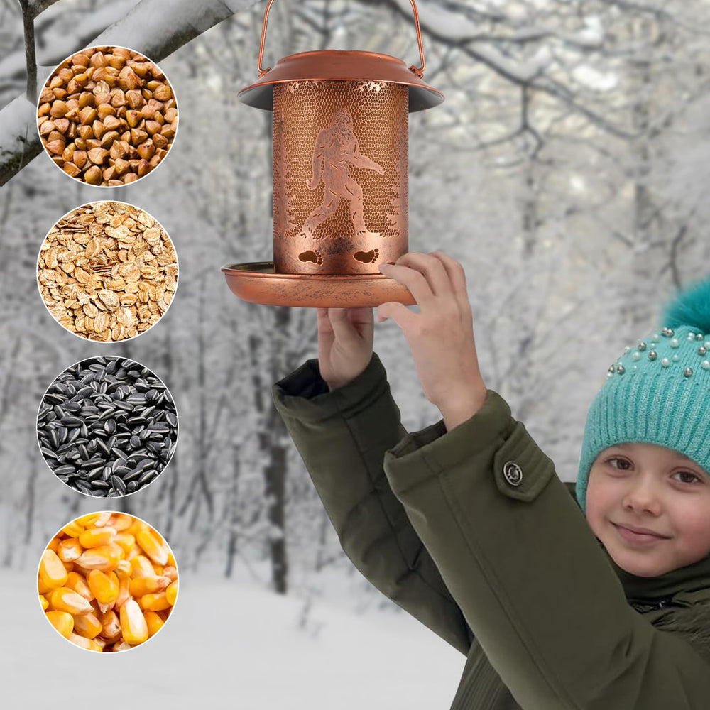 Tepaken sasquatch pattern feeder is rust-resistant and IP45 protected for lasting use.