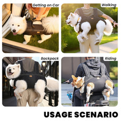 Terapaton ergonomic dog sling supports arthritic dogs with comfortable shoulder relief