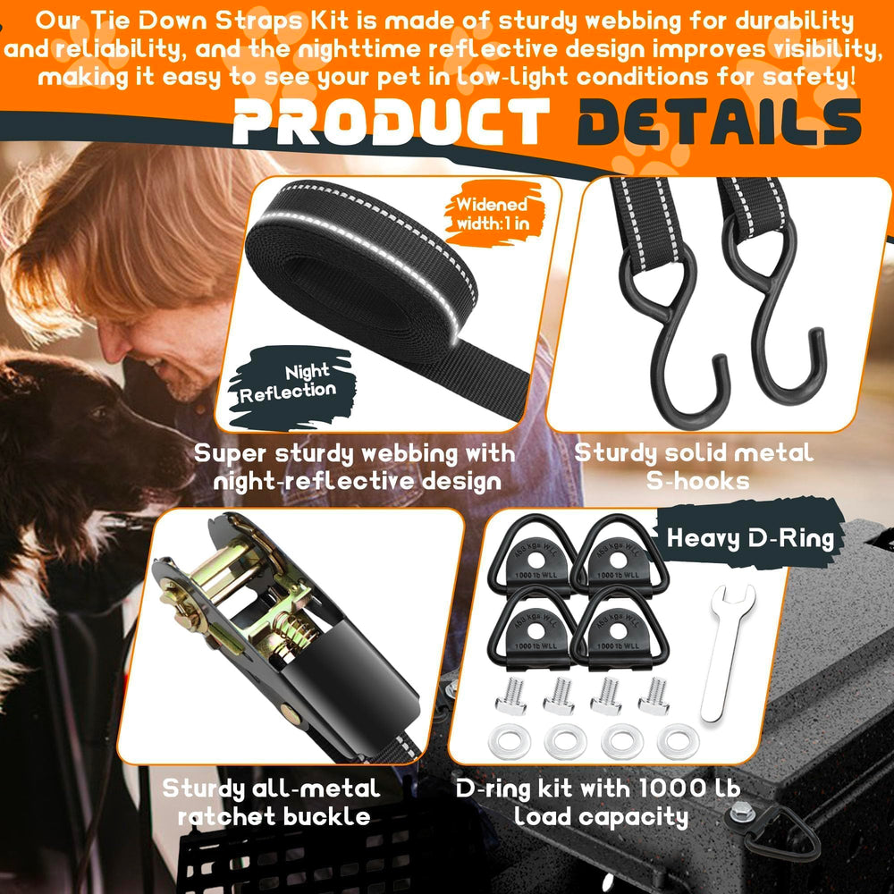 Terixe 10 ft strap provides versatile anchoring options