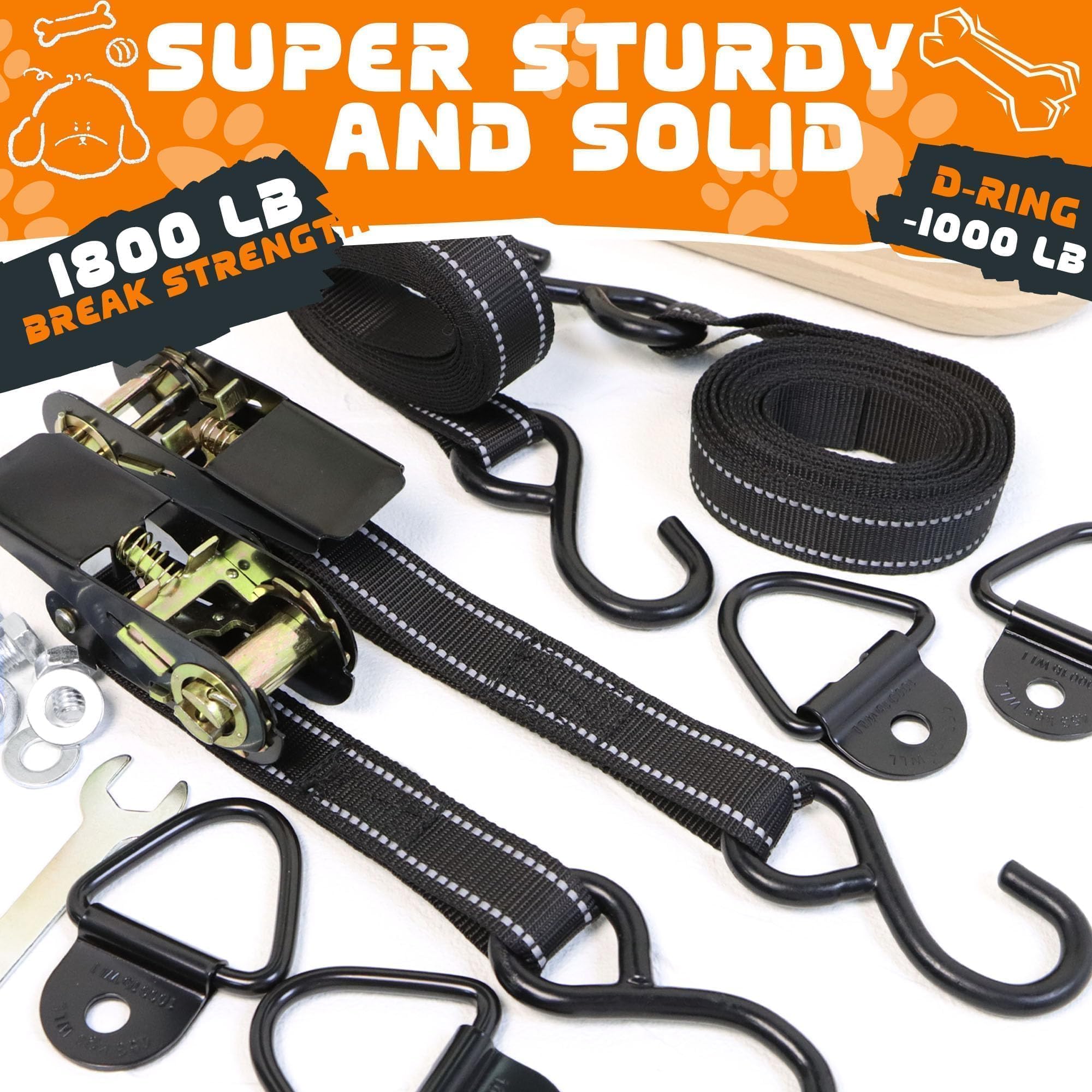 Terixe kennel tie-down compatible with RuffLand kennels