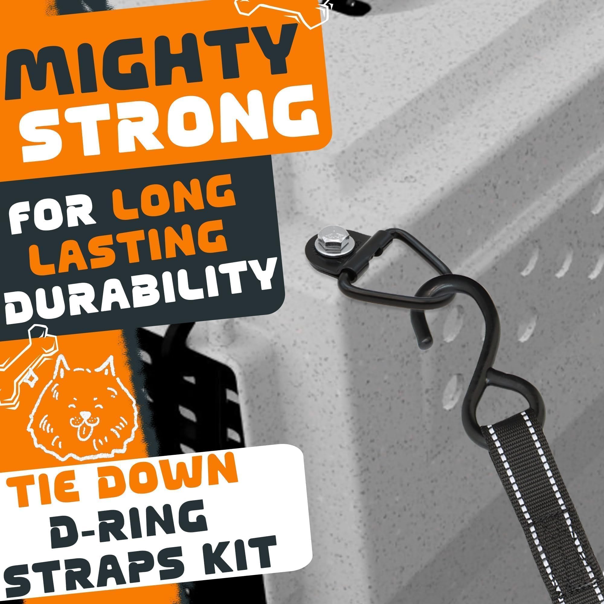 Terixe reflective strap improves night visibility when securing kennels