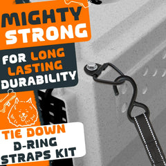 Terixe reflective strap improves night visibility when securing kennels
