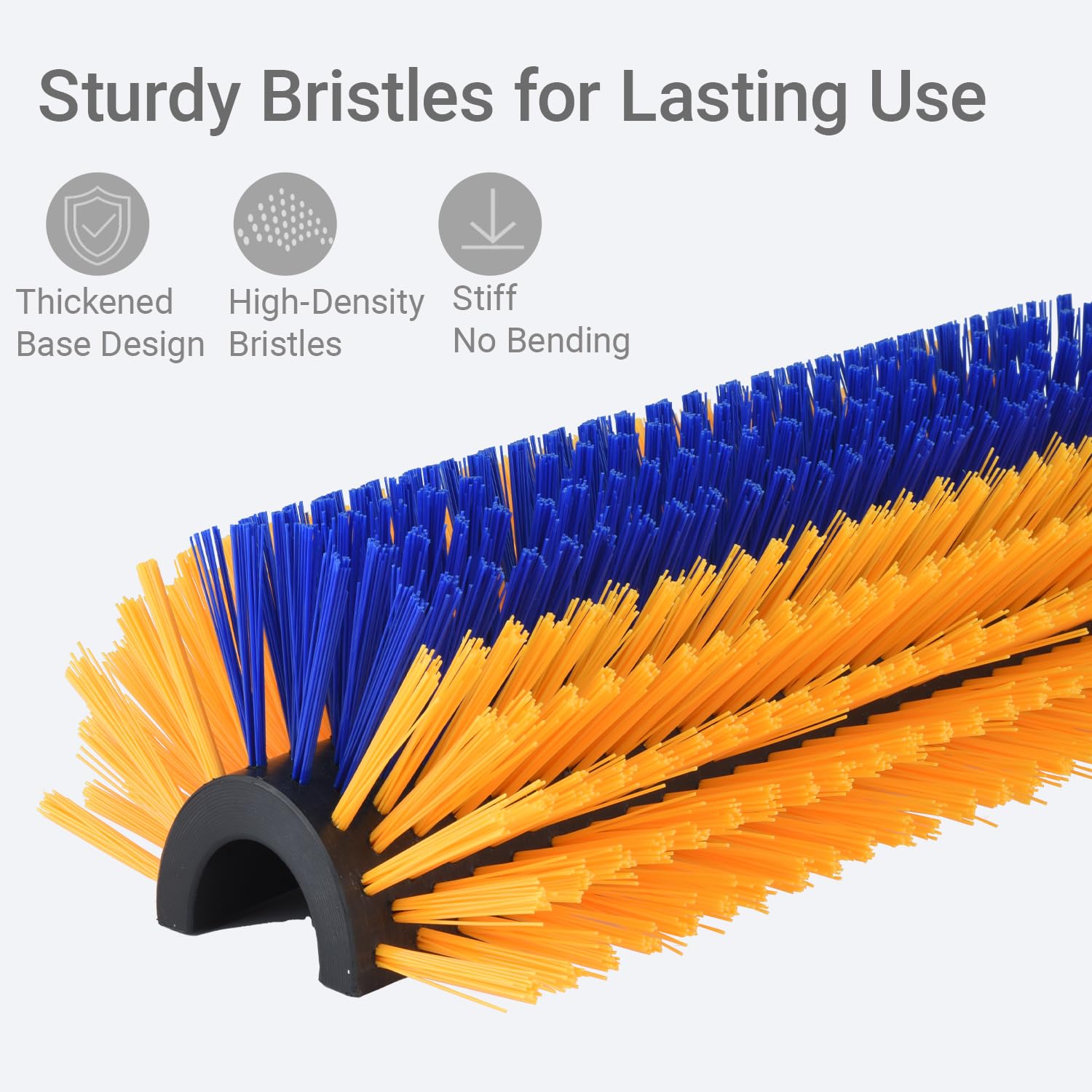 TERPUP bristles detail firm nylon bristles for deep itch relief
