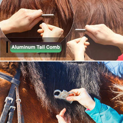 TERPUP oval massage curry for relaxing muscle areas during grooming.