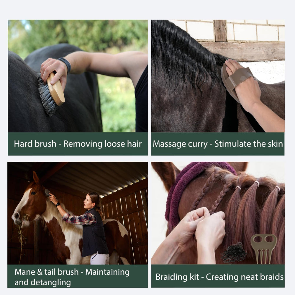 TERPUP hoof pick with brush for safe, thorough hoof care.