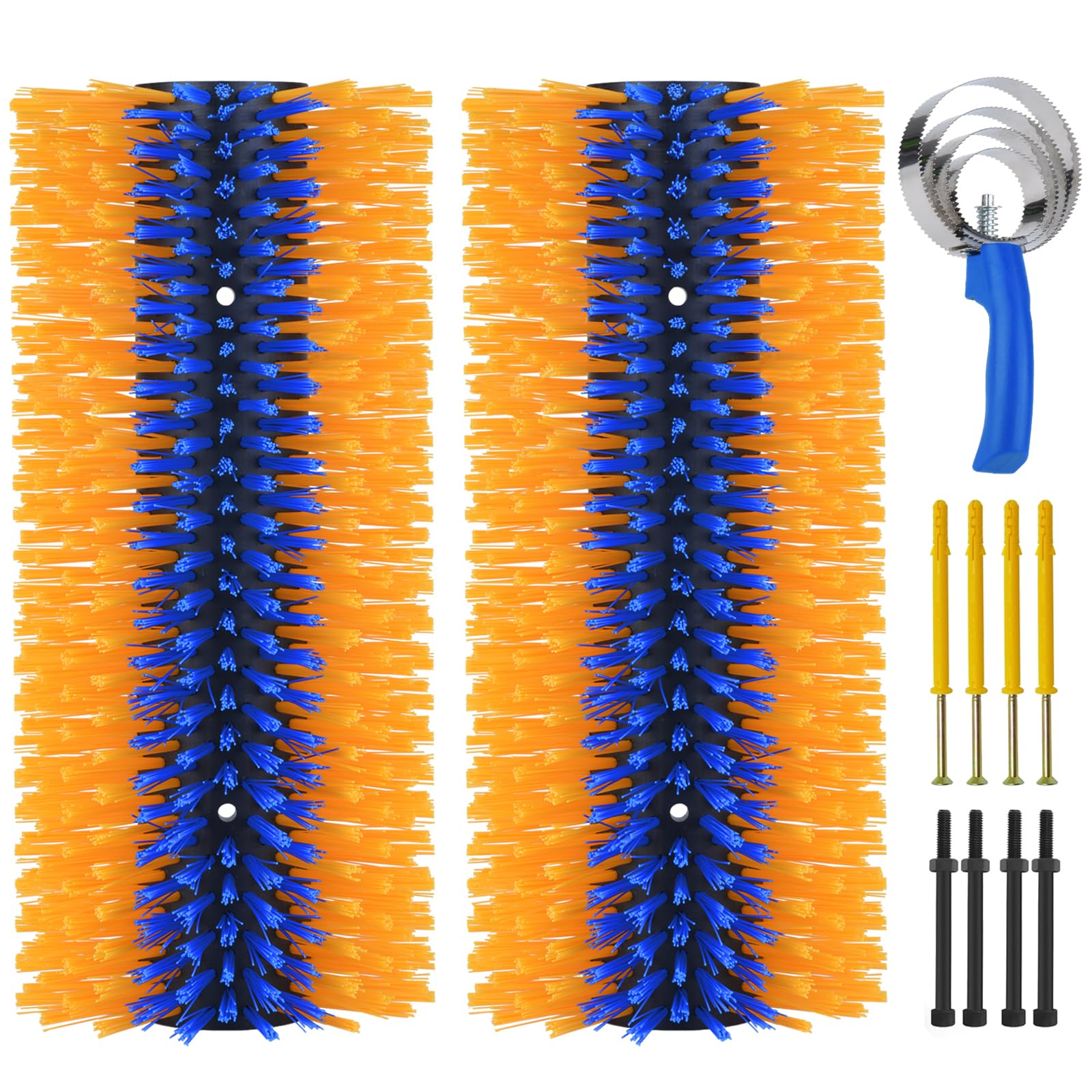 TERPUP livestock scratching brush two-pack front view for deep itching relief