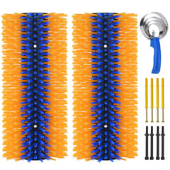 TERPUP livestock scratching brush two-pack front view for deep itching relief