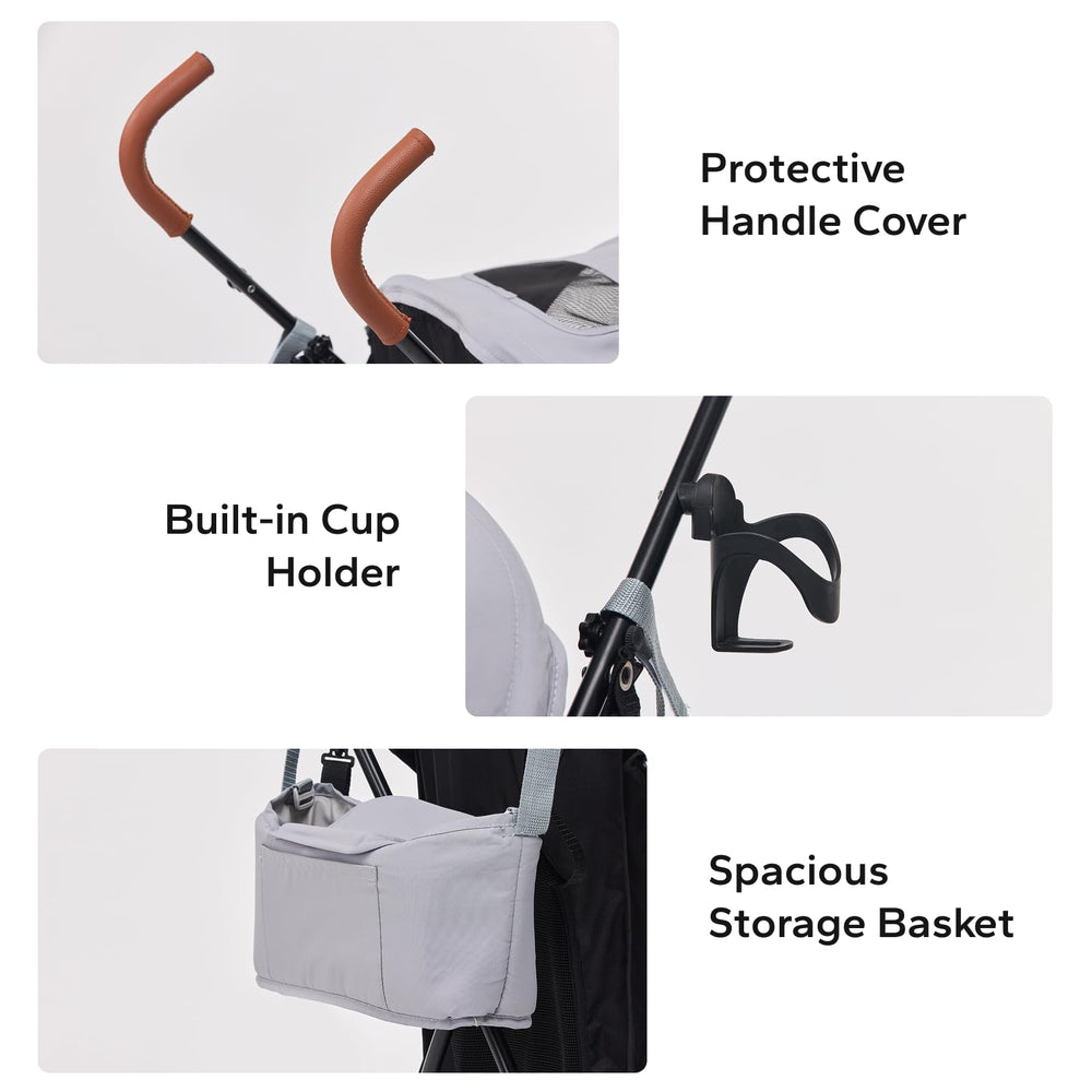TerraPede built-in cup holder for water during walks