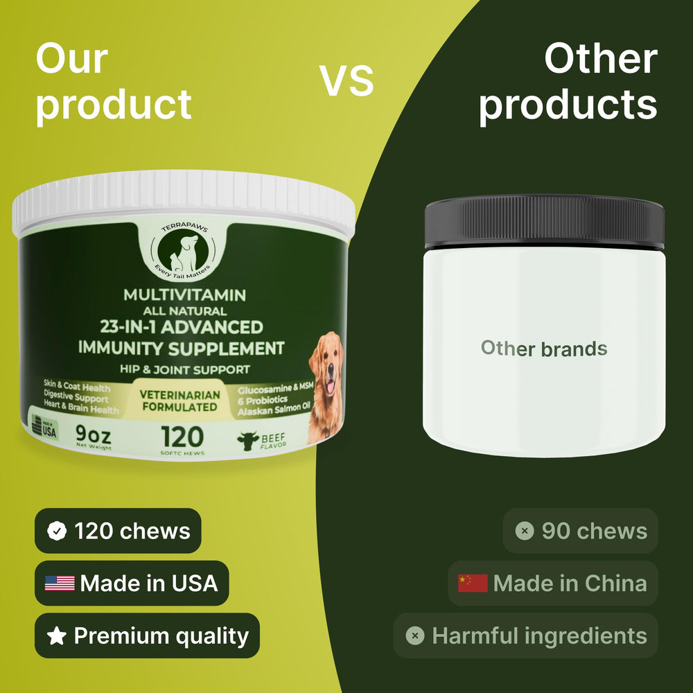 TERRAPAWS glucosamine-chondroitin-msm emphasizes joint comfort and flexibility