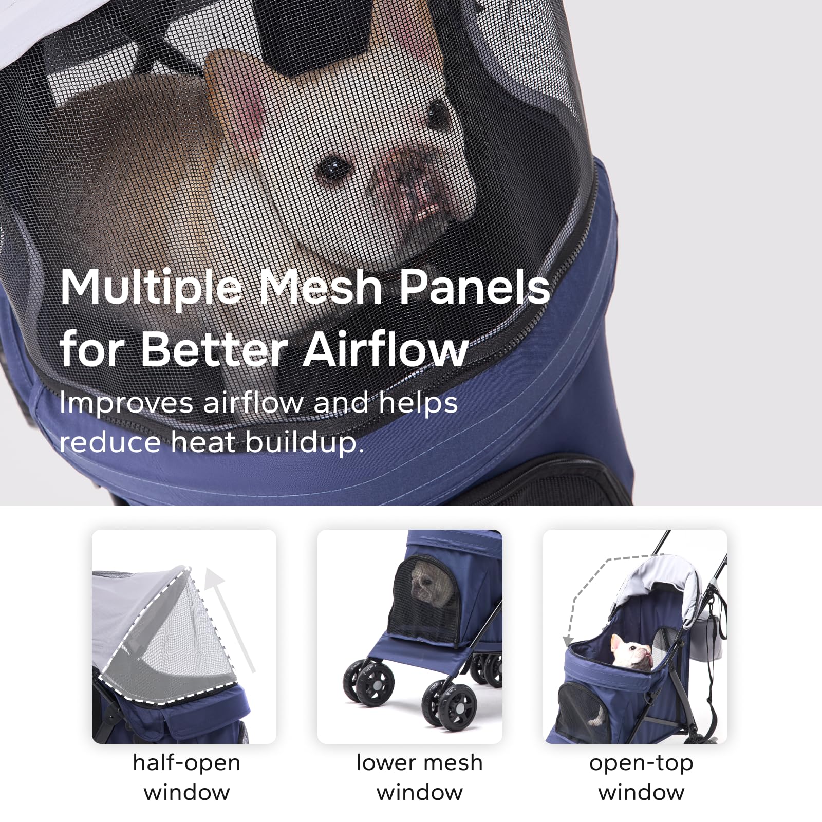 TerraPede one-step brake for quick secure stops during walks.