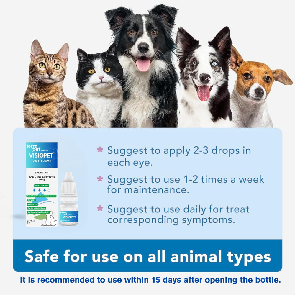 Suitable for cats, dogs, horses, and birds.