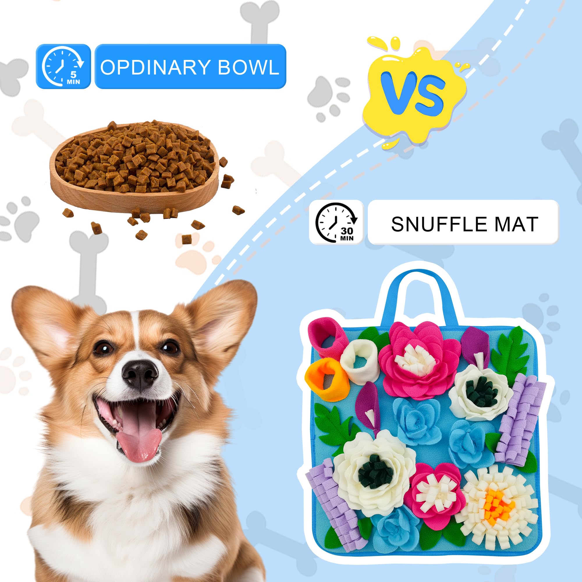 Tesitehi Snuffle Mat safe for dogs, cats, and rabbits of all sizes.
