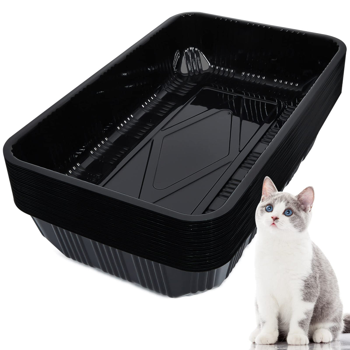 Tessco for you disposable cat litter tray for travel, lightweight and leakproof.