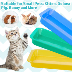 Tessco for you kitten color set helps identify each pet's space.