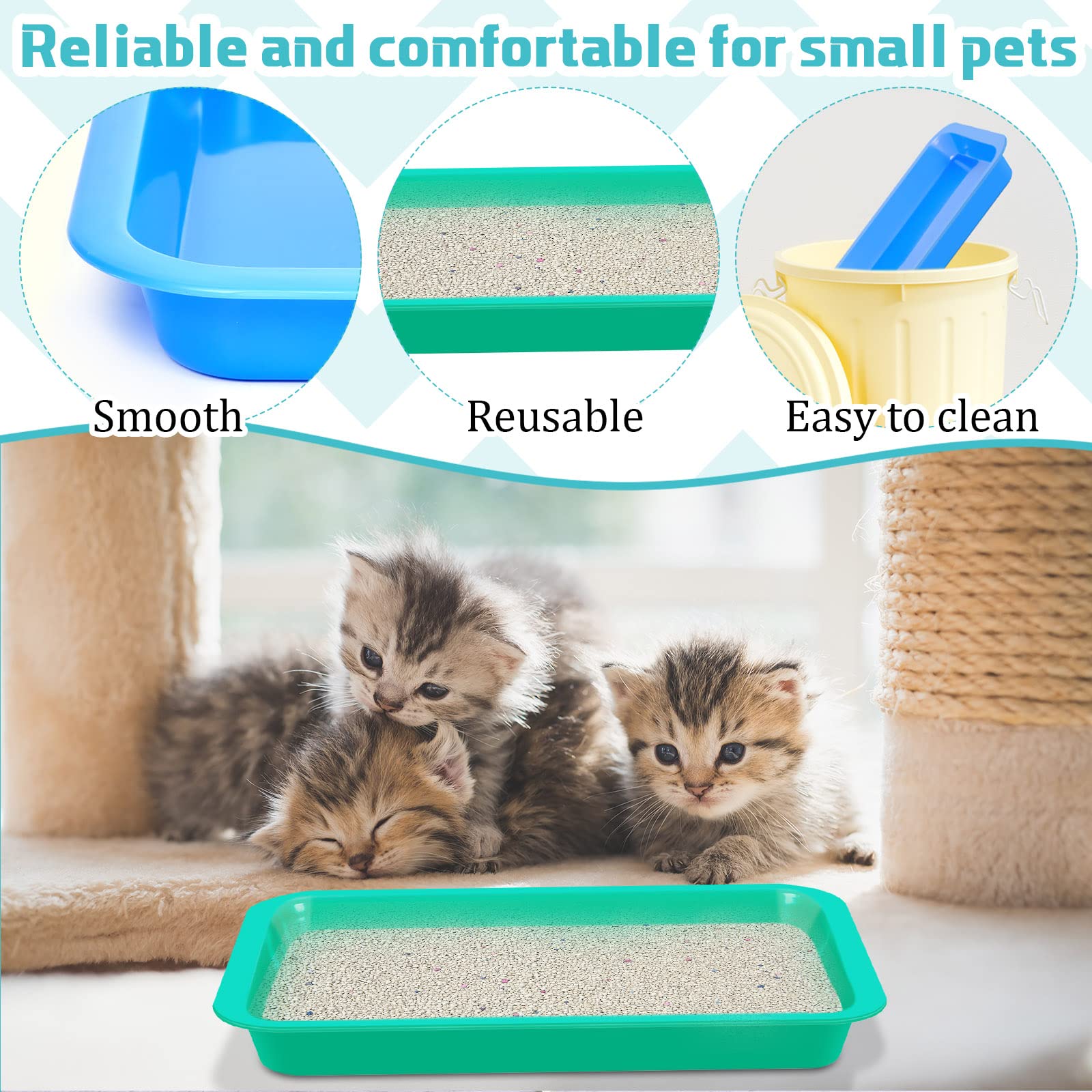 Tessco for you travel-friendly litter box is ideal for on-the-go use.
