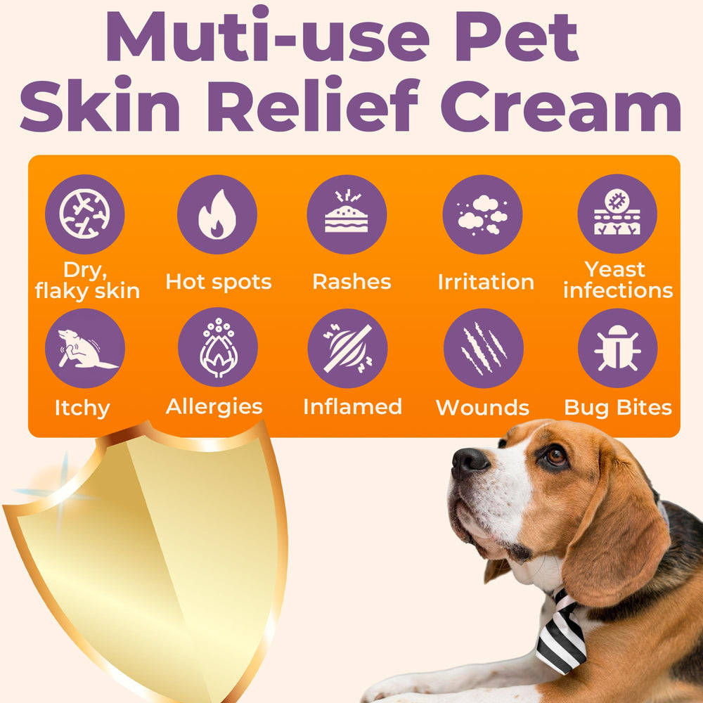 Tetesol Hot Spot Treatment tube delivering fast calming relief for irritated dog skin.