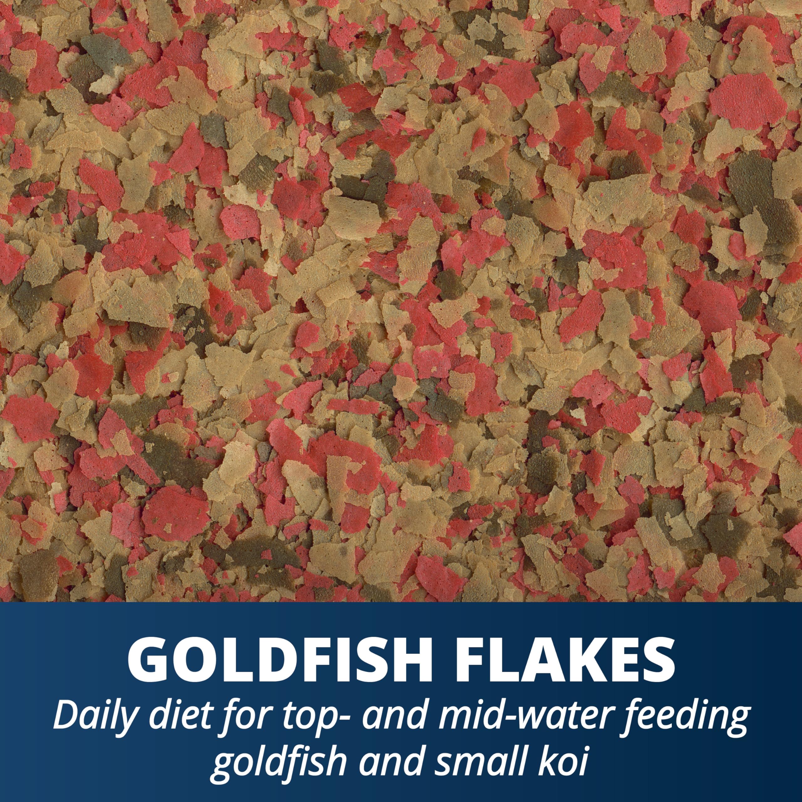 Tetra Goldfish Flakes digestive-friendly formula supports smoother digestion
