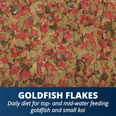 Tetra Goldfish Flakes digestive-friendly formula supports smoother digestion