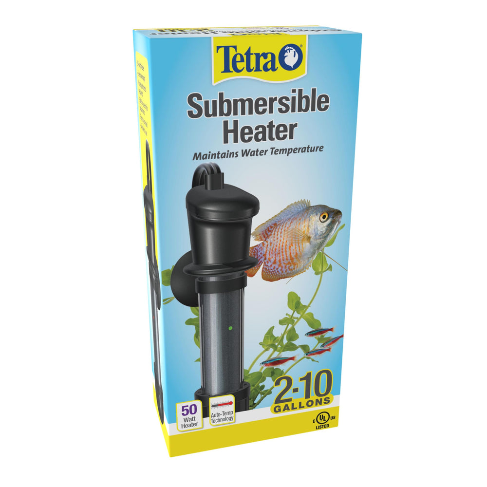 UL-listed safety feature with auto shut-off on Tetra HT heater.