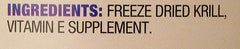 Tetra JumboKrill vacuum-sealed container keeps shrimp fresh.