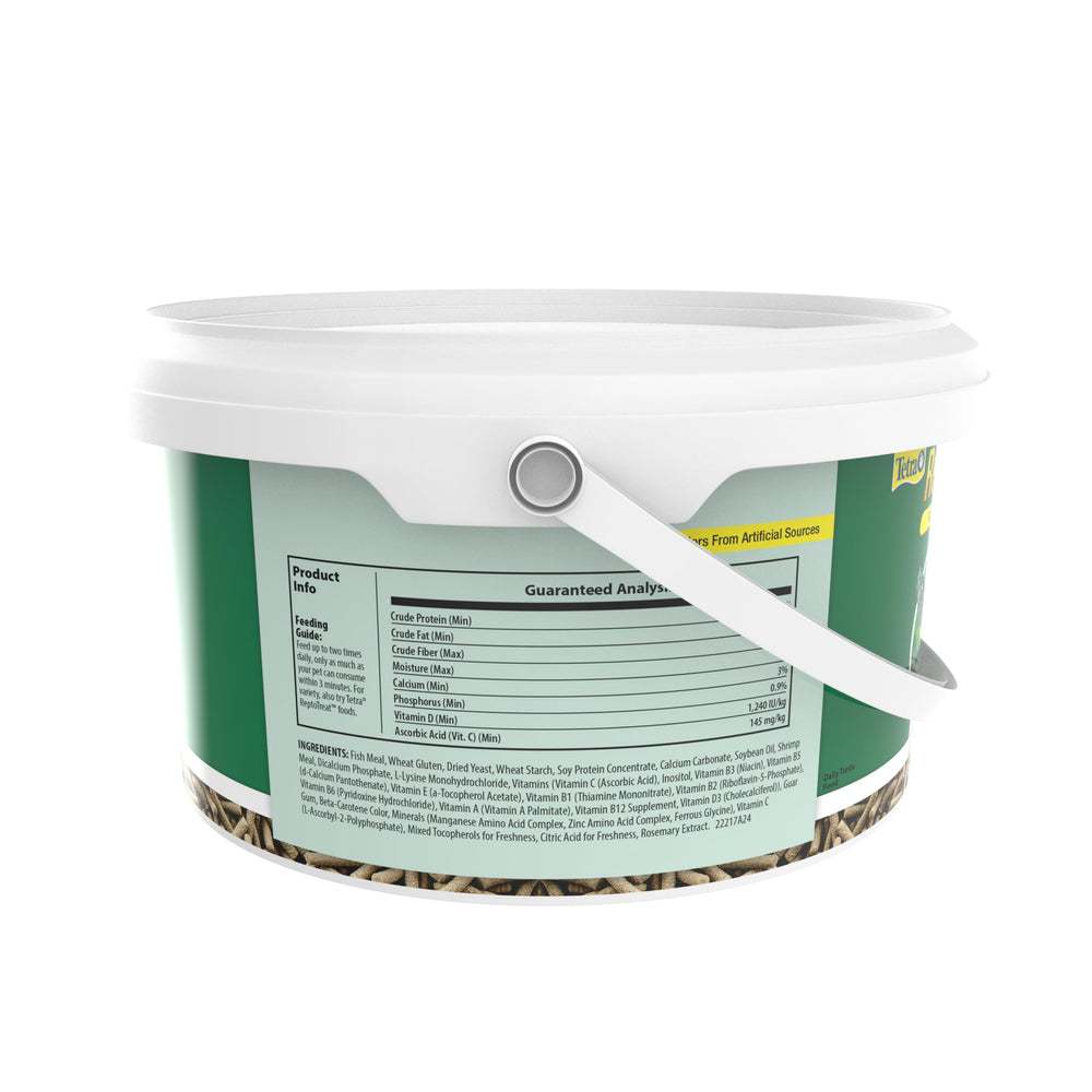 Quality ingredient seal with ReptoMin brand.