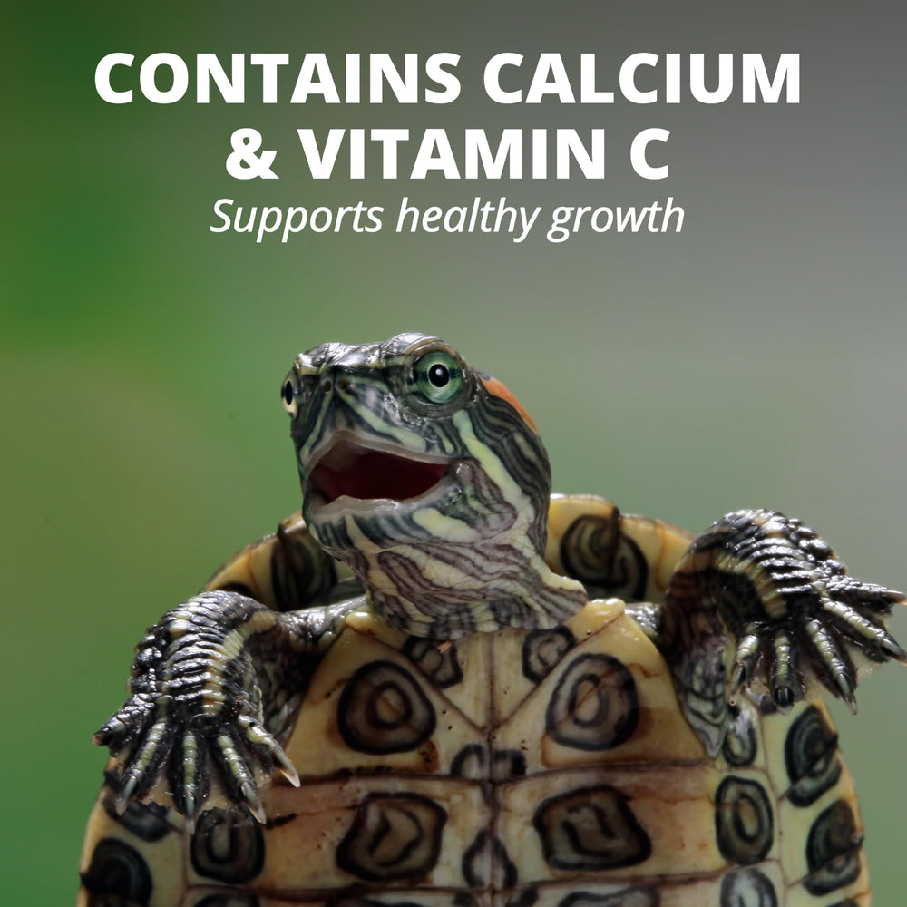ReptoMin 2 lb packaging for turtles, newts and frogs.