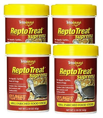 Tetra ReptoTreat Suprema sticks for aquatic turtles, newts and frogs; omega-3 support.