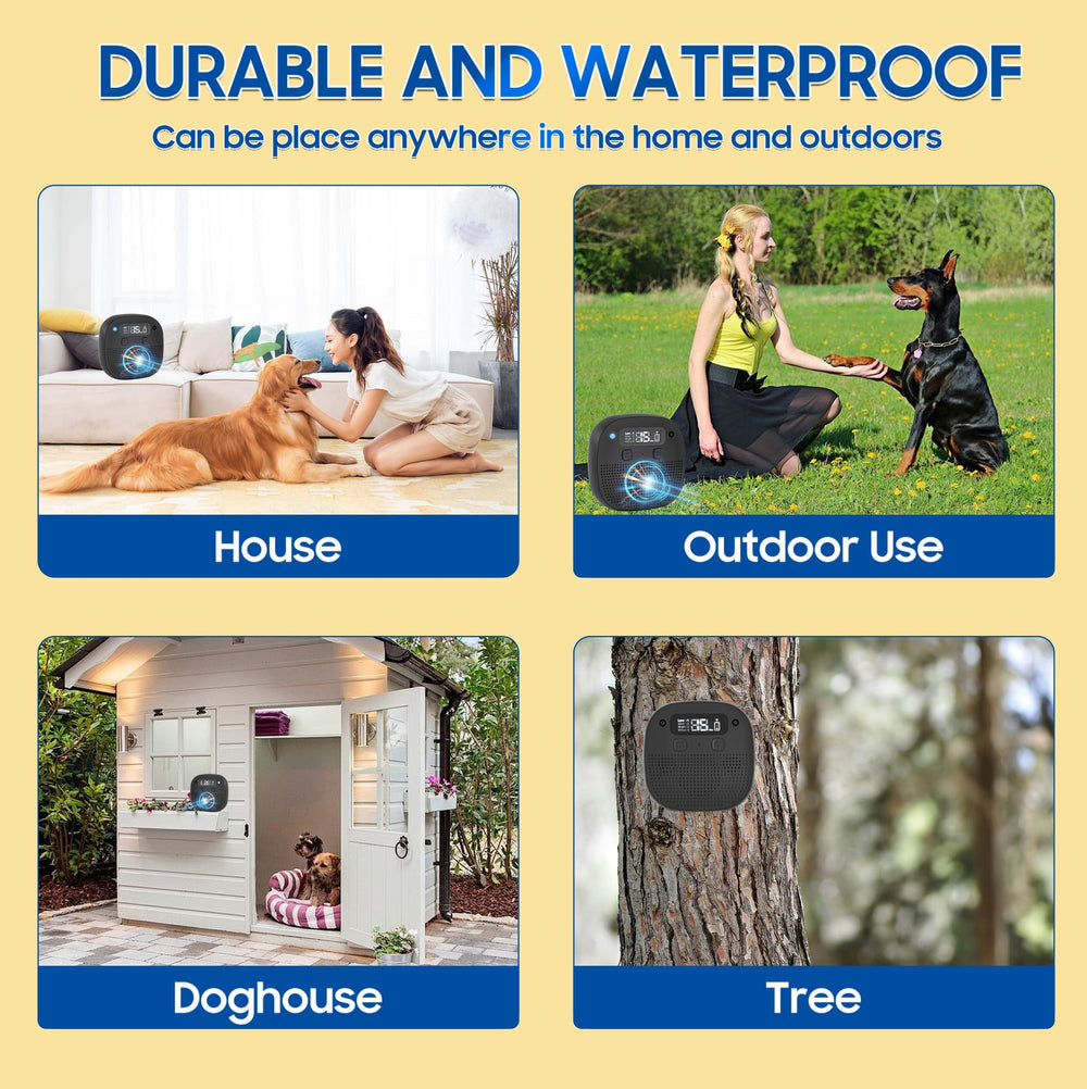 Tetra Ultrasonic Bark Deterrent weatherproof unit suitable for rain