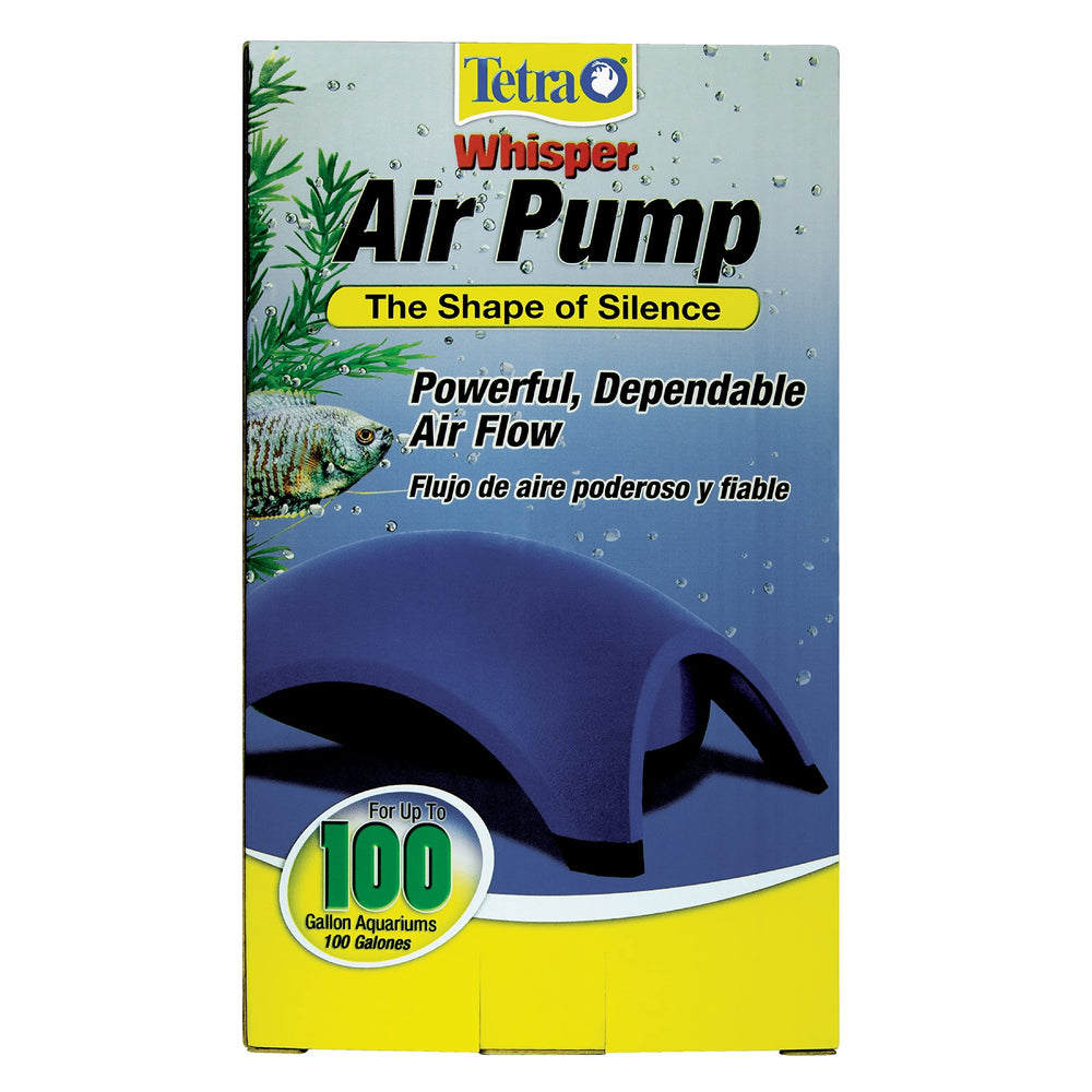 The Tetra Whisper air pump front view for quick setup.