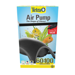 Tetra Whisper Air Pump front view shows a compact, quiet design for home aquariums