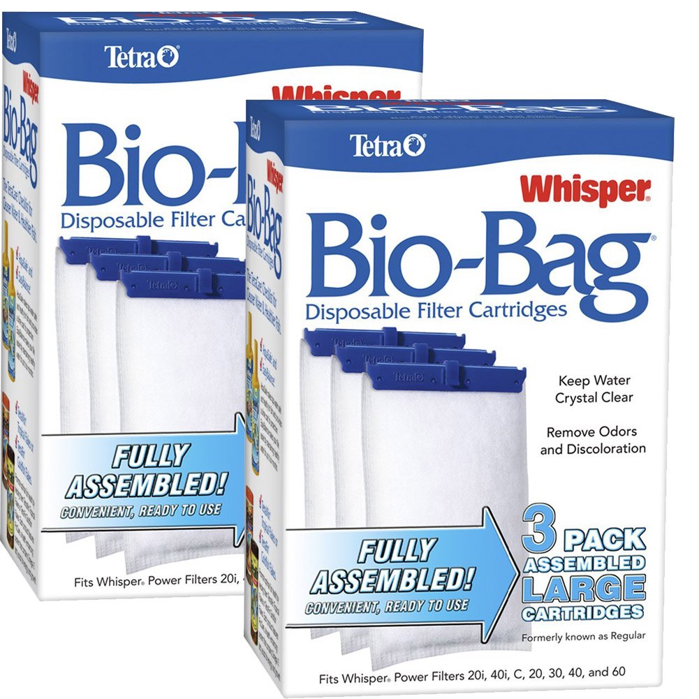 Tetra Whisper assembled bio-bag filter cartridge ready-to-use for easy maintenance and clear water.