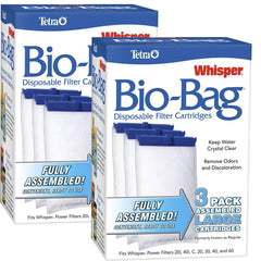 Tetra Whisper assembled bio-bag filter cartridge ready-to-use for easy maintenance and clear water.