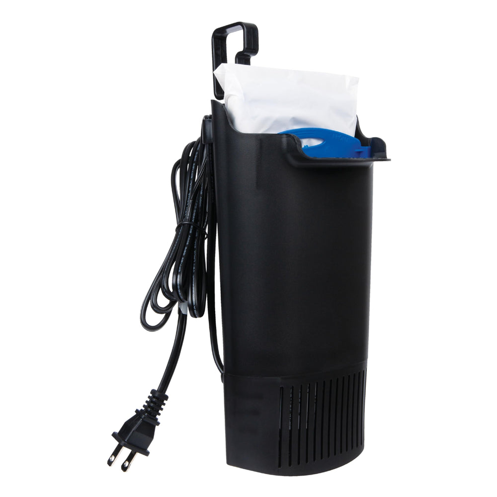 Tetra Whisper Internal Filter uses dual-sided mesh to trap debris effectively.