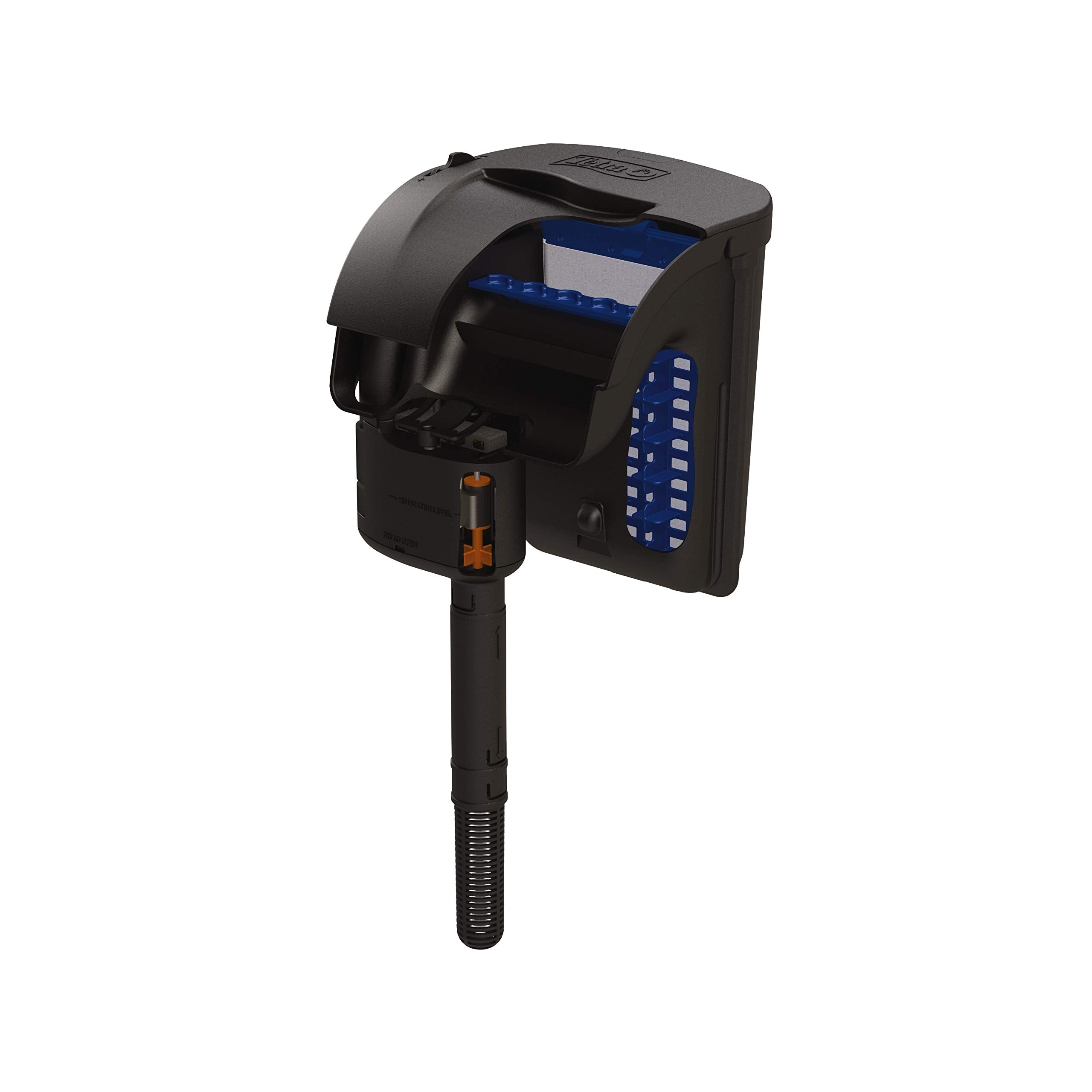 Tetra Whisper IQ 130 GPH flow for efficient tank turnover