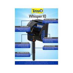Tetra Whisper IQ Stay Clean technology maintains stable pH levels