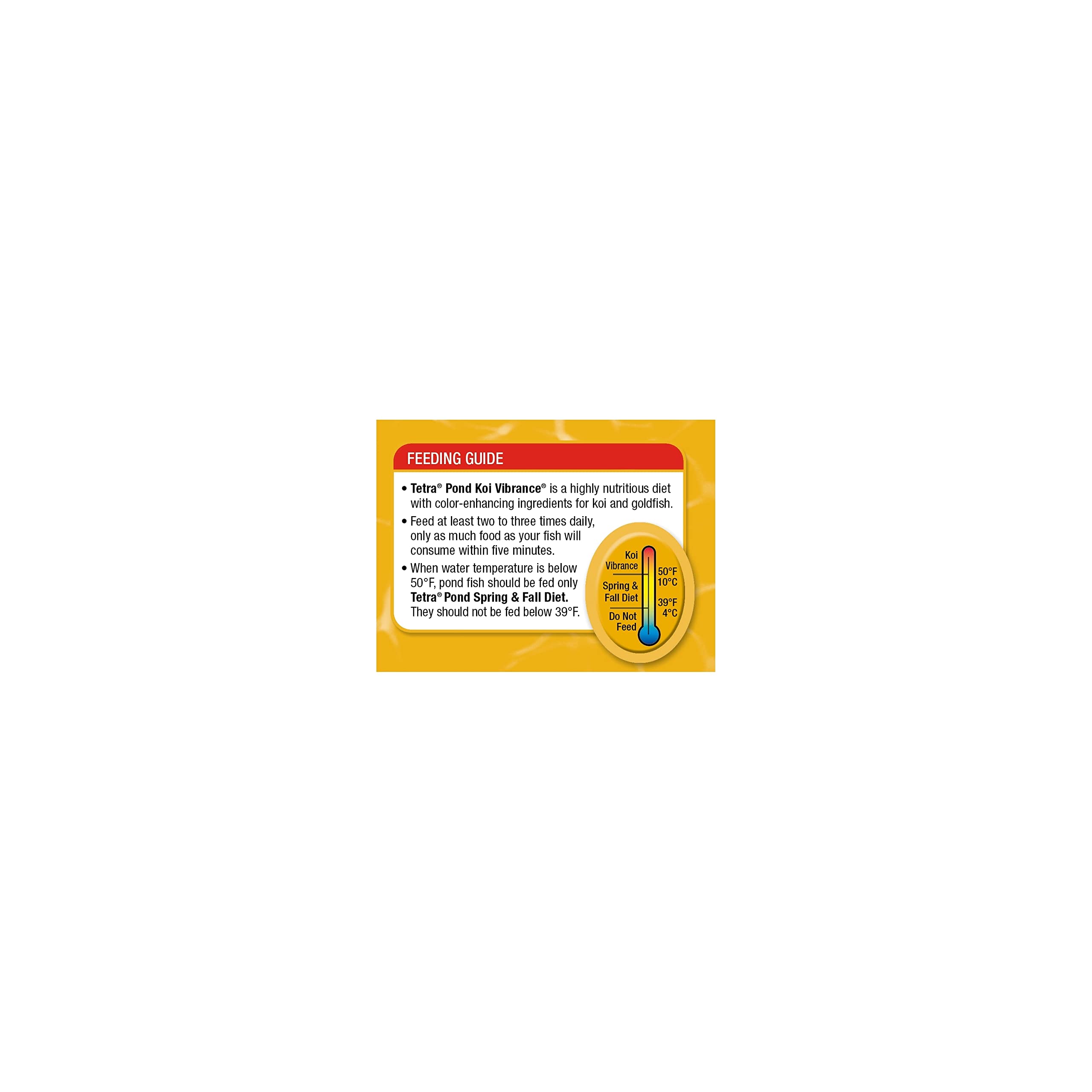 TetraPond Koi Growth clear-water benefit from digestible formula.