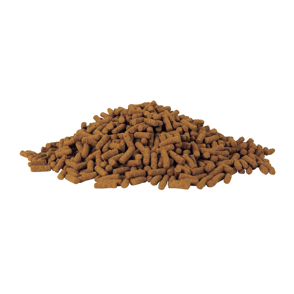 TetraPond Koi Growth digestible-sticks aids easy digestion and water clarity.