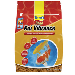 TetraPond Koi Vibrance soft sticks in a bottle for easy feeding and digestion.