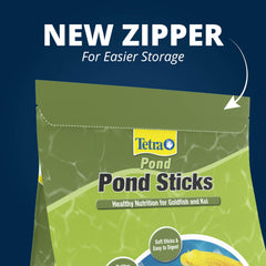 TetraPond Pond Sticks for koi provide balanced nutrition for pond carp.