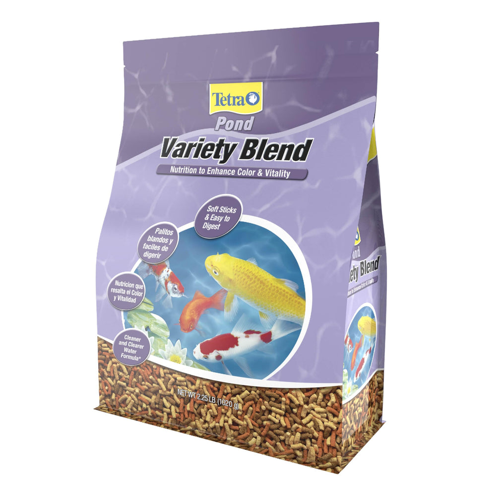 TetraPond Variety Blend pond sticks to boost color and vitality for koi and goldfish
