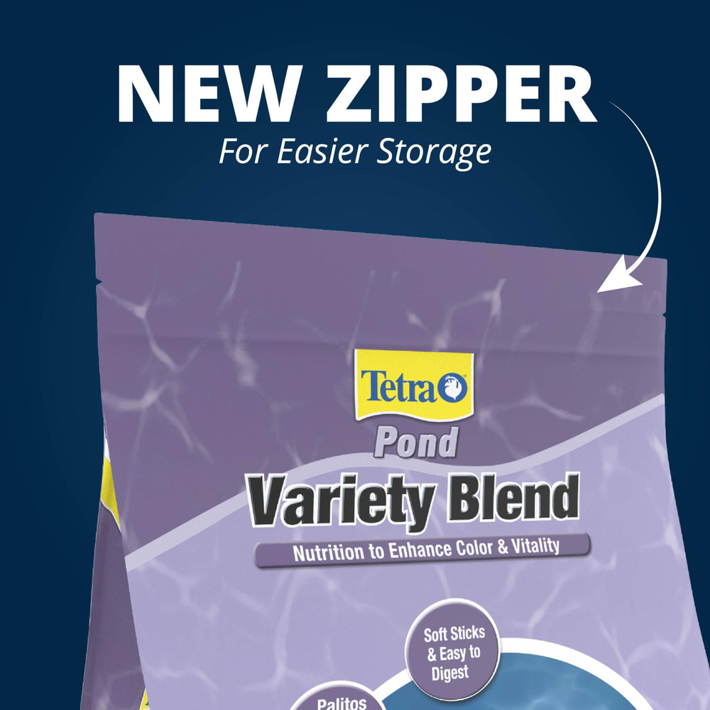 TetraPond Variety Blend soft sticks are easy for all fish