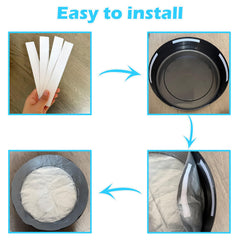 TeurWone liner installs quickly with four velcro strips.