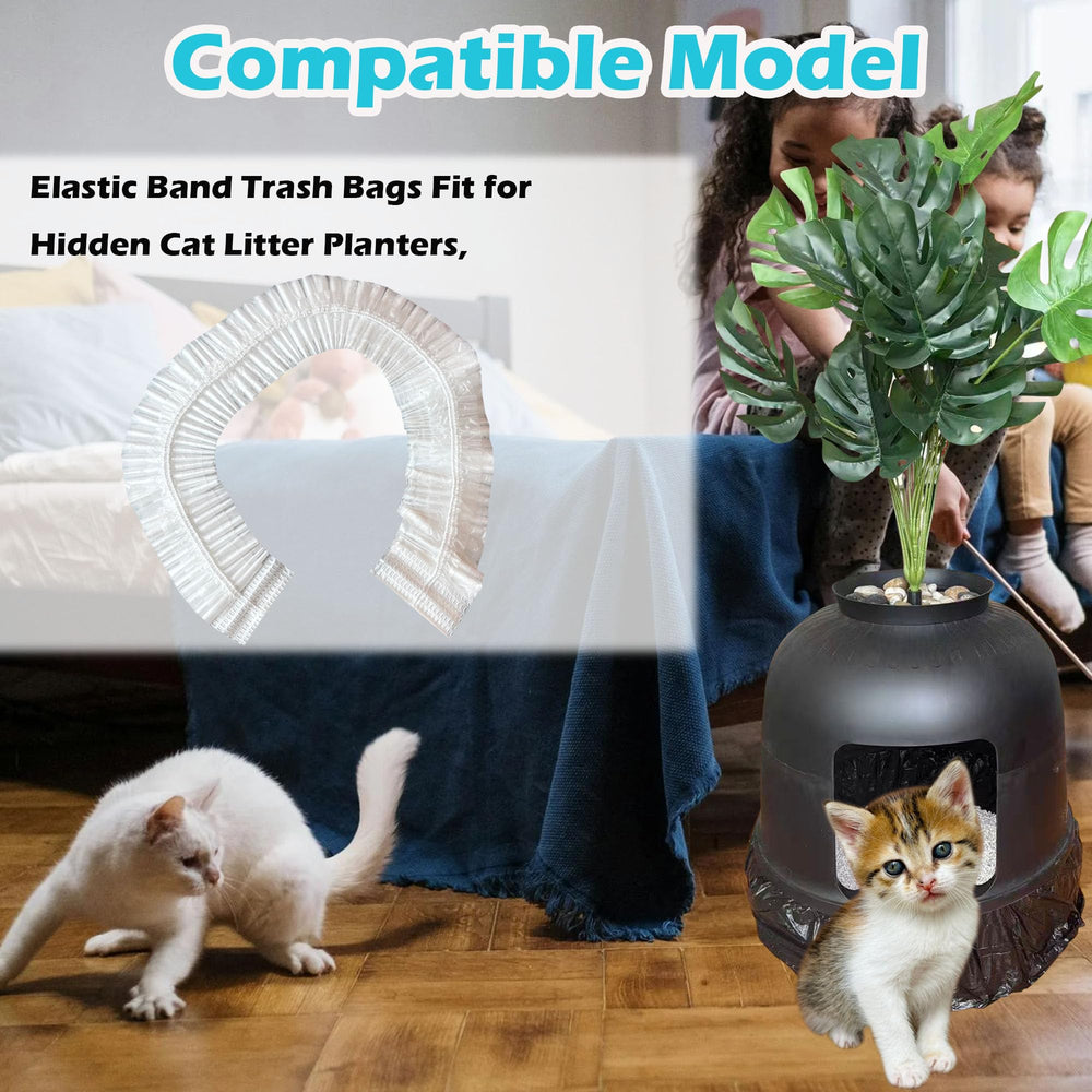 TeurWone hooded litter box liner securely fits to prevent leaks