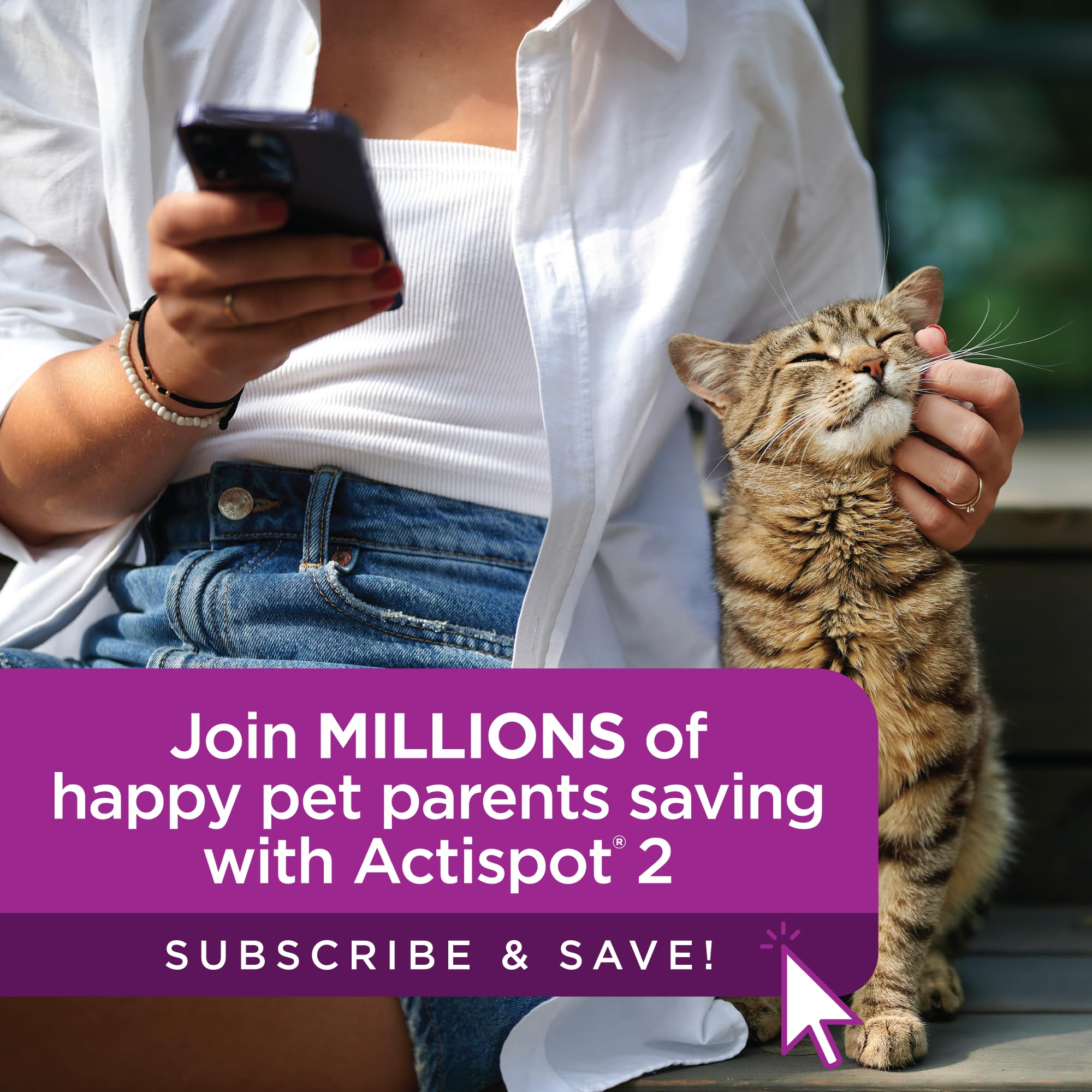 TevraPet Actispot II packaging with usage tips and six-dose coverage.