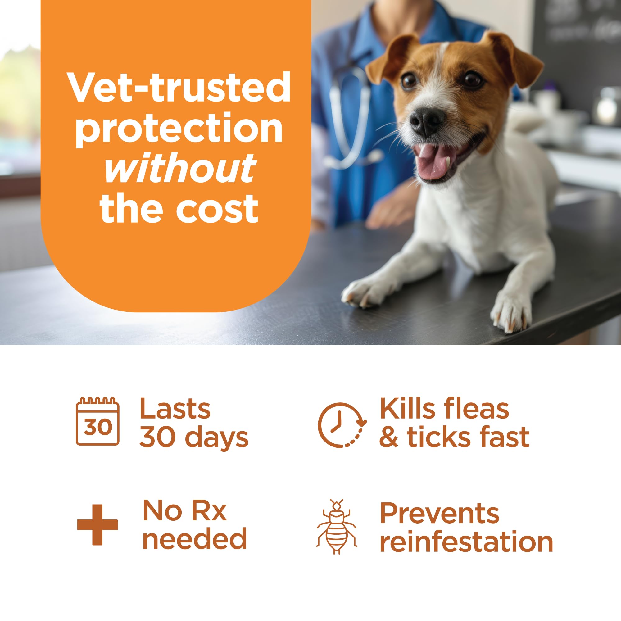 TevraPet FirstAct Plus targets flea eggs and larvae to break the life cycle